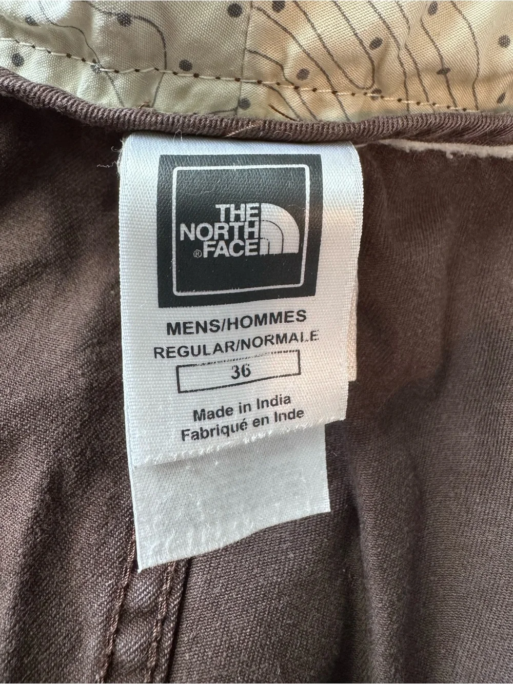 Vintage The North Face A5 Series Cargo Pants 36 Brown Ripstop Hiking Outdoor 31”